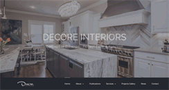 Desktop Screenshot of decoreinteriors.com